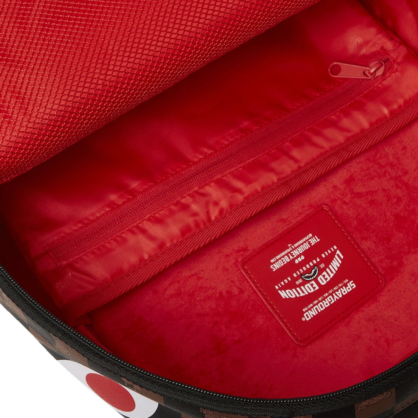 SPRAYGROUND PEEKING CHARACTER CHECK BACKPACK 910B7331NSZ