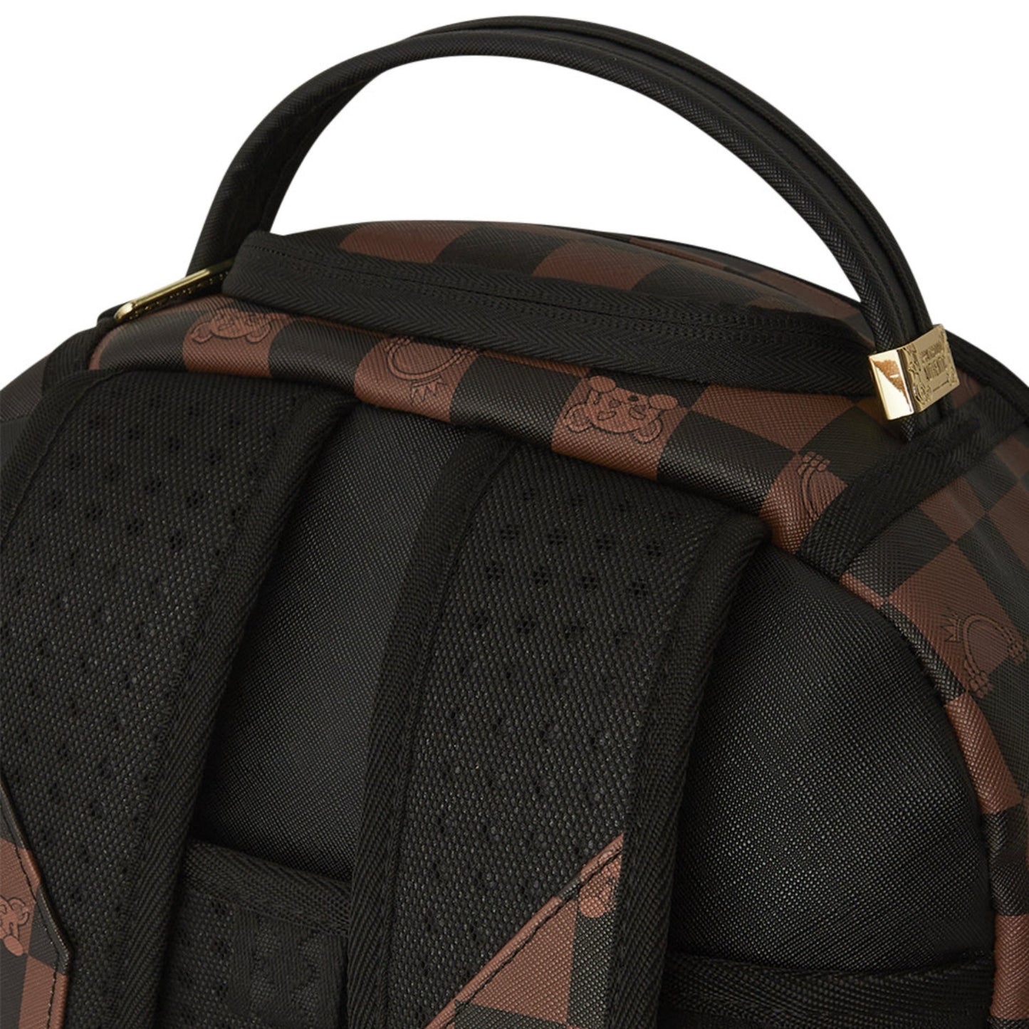 SPRAYGROUND PEEKING CHARACTER CHECK BACKPACK 910B7331NSZ