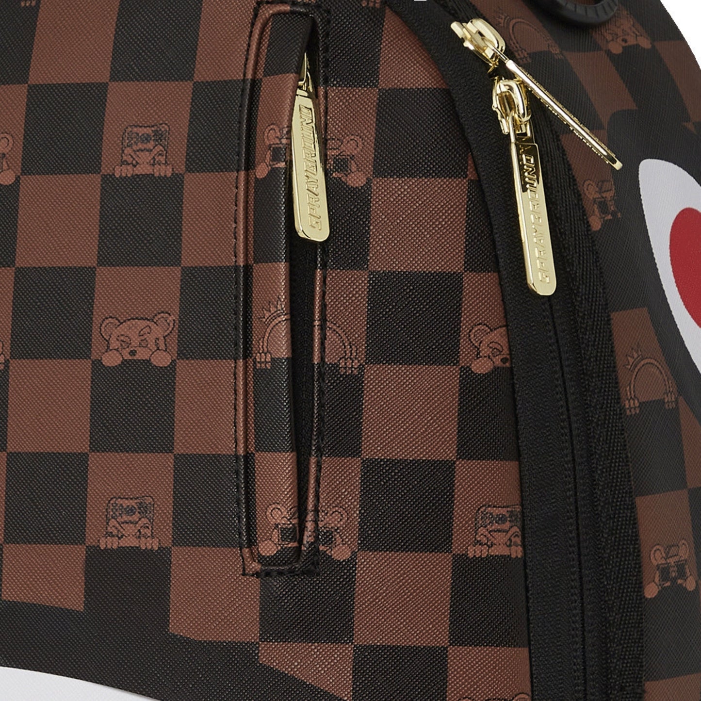 SPRAYGROUND PEEKING CHARACTER CHECK BACKPACK 910B7331NSZ