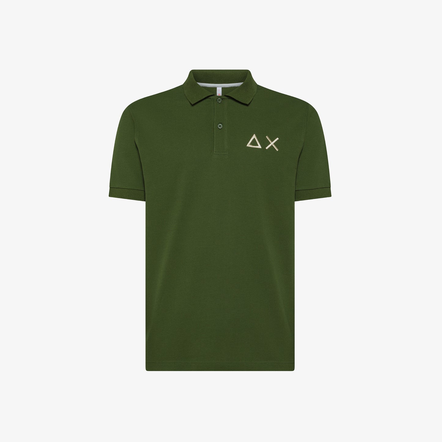 SUN 68 POLO BIG LOGO S/S VERDE SCURO A35113