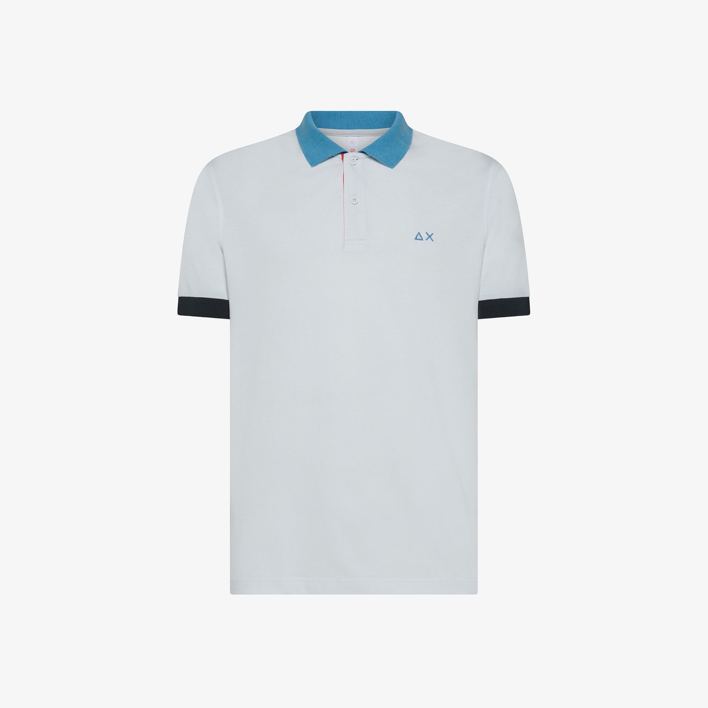 SUN 68 POLO 3 COLOR WAY S/S BIANCO A35116