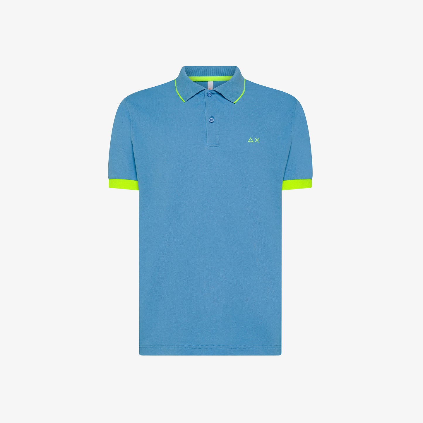 SUN 68 POLO SMALL STRIPE FLUO S/S AVIO A35120