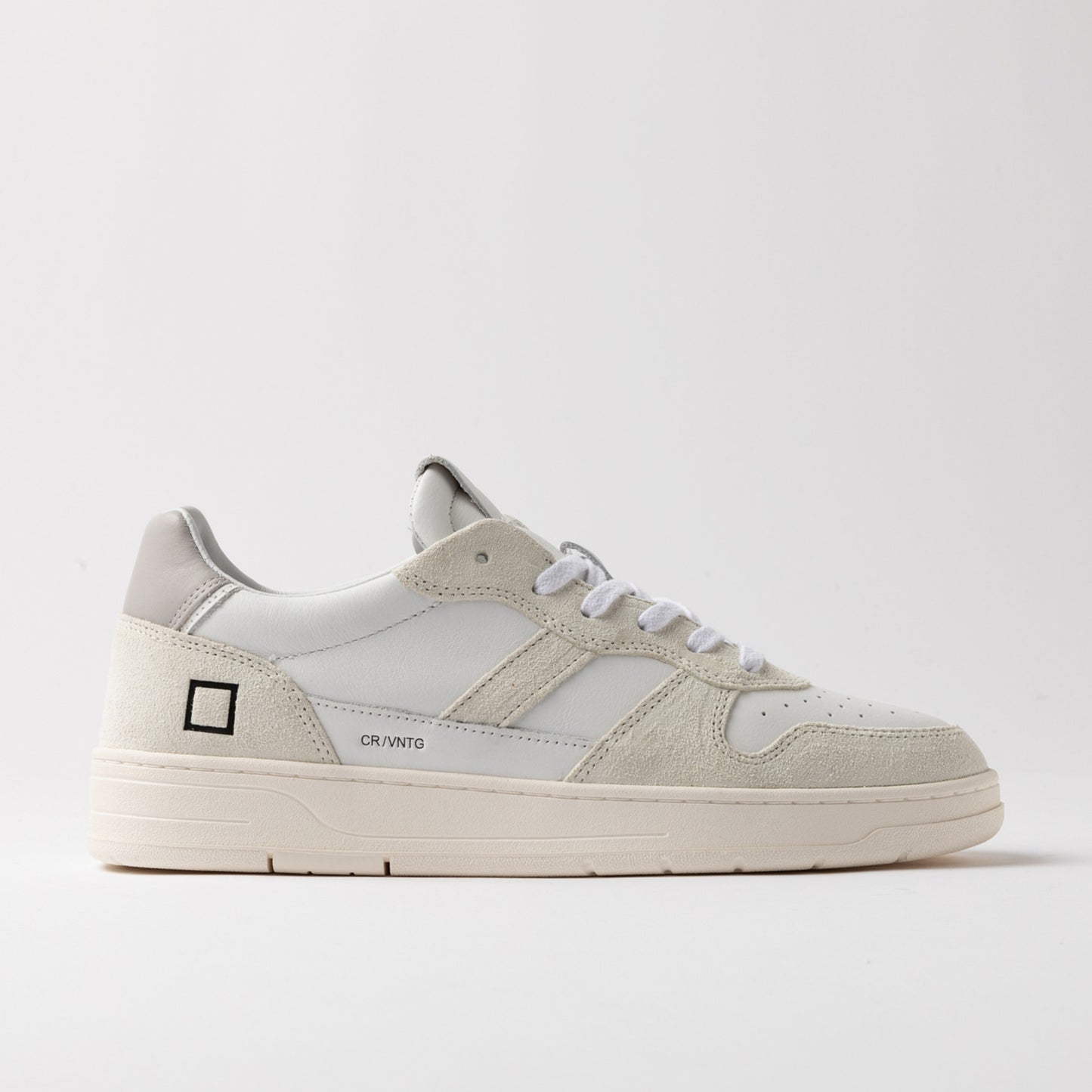 D.A.T.E. SNEAKERS COURT 2.0 VINTAGE CALF WHITE