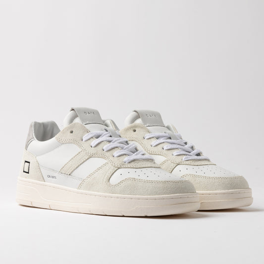 D.A.T.E. SNEAKERS COURT 2.0 VINTAGE CALF WHITE