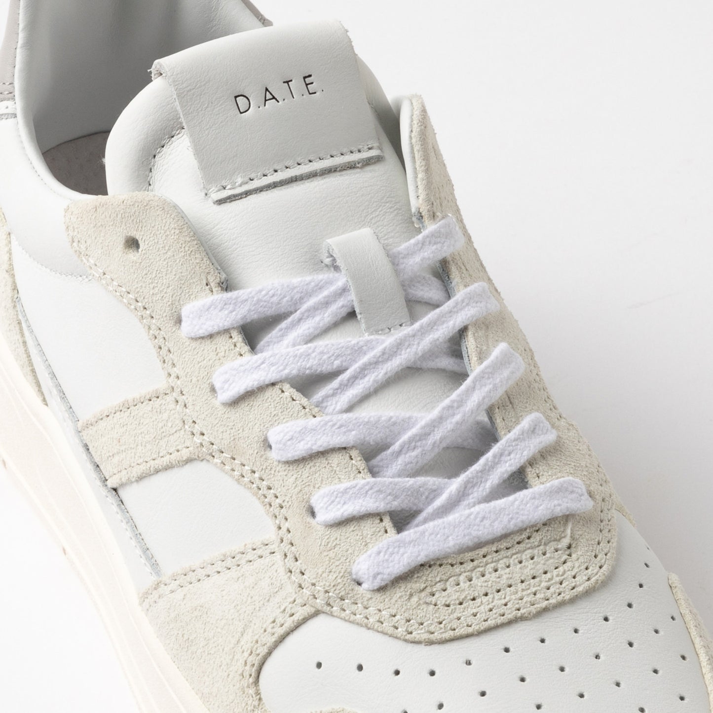 D.A.T.E. SNEAKERS COURT 2.0 VINTAGE CALF WHITE