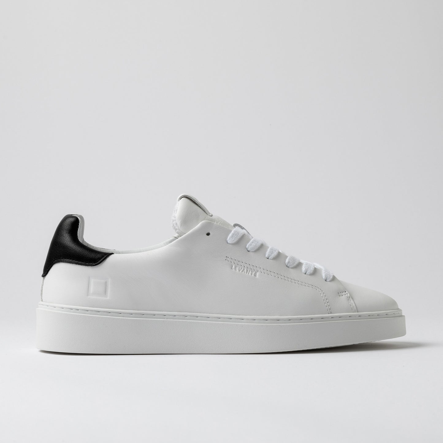 D.A.T.E. SNEAKERS LEVANTE CALF WHITE-BLACK