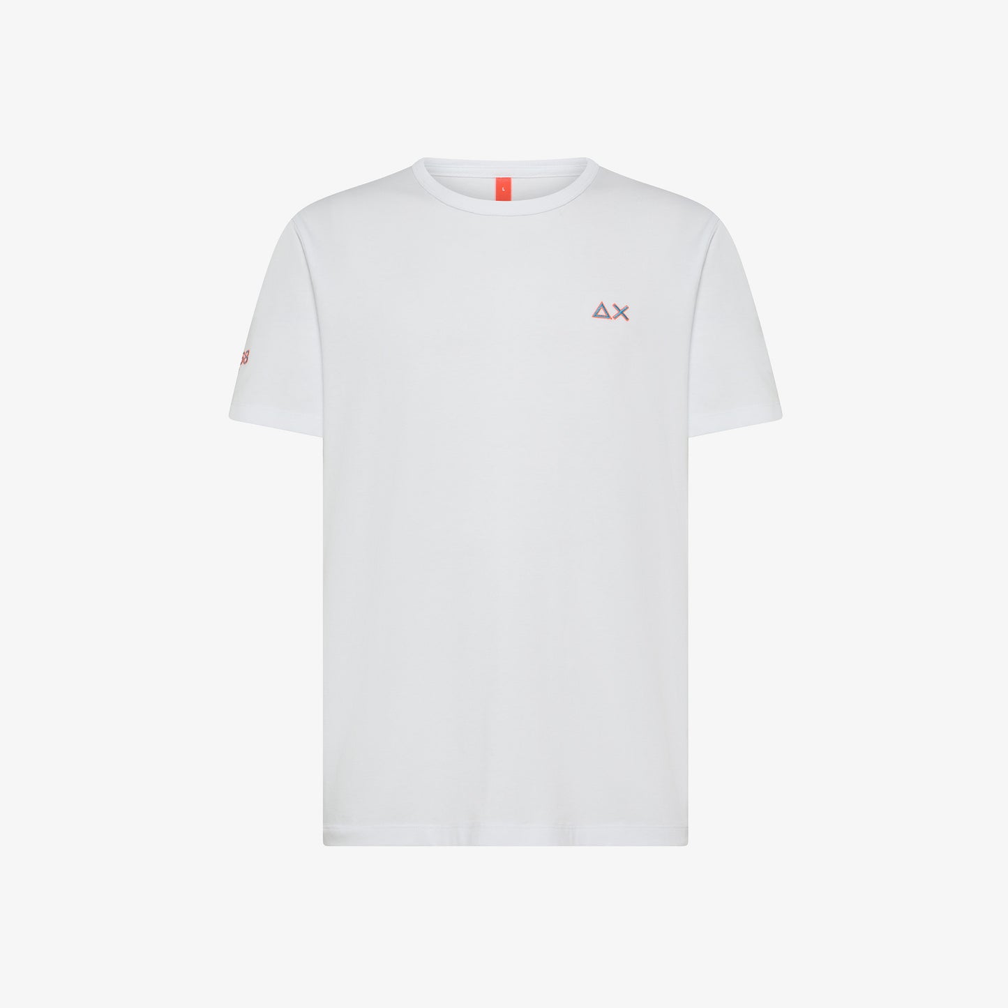 SUN 68 T-SHIRT IN JERSEY DI COTONE BIANCO T35140