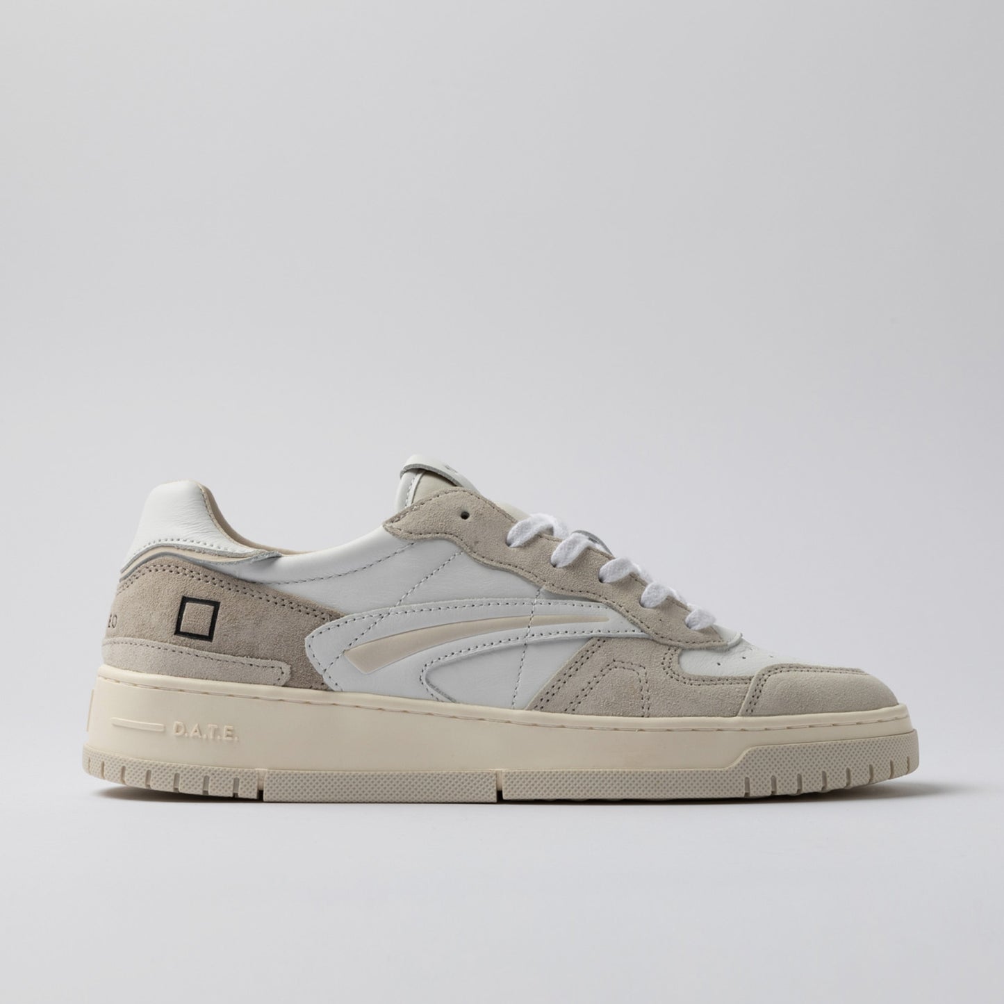 D.A.T.E. SNEAKERS TORNEO COLORED WHITE-BEIGE