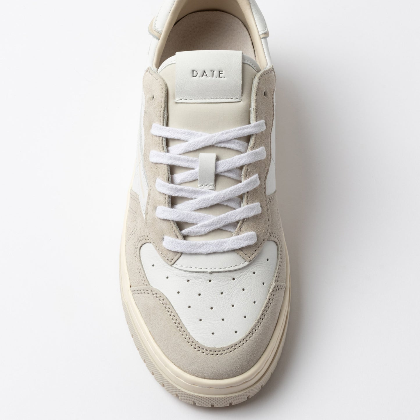 D.A.T.E. SNEAKERS TORNEO COLORED WHITE-BEIGE