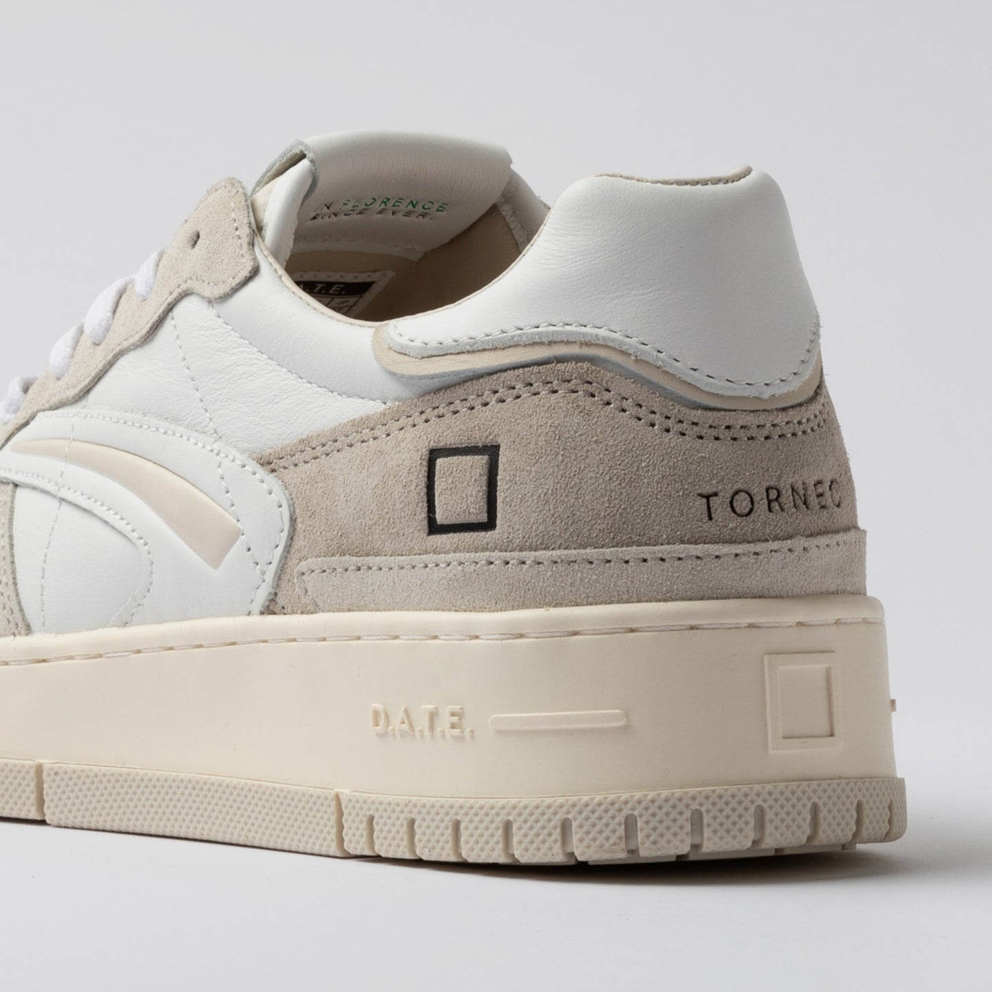 D.A.T.E. SNEAKERS TORNEO COLORED WHITE-BEIGE