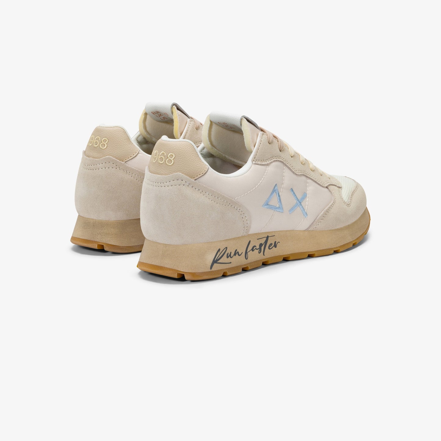 SUN 68 SNEAKERS TOM VINTAGE BIANCO PANNA