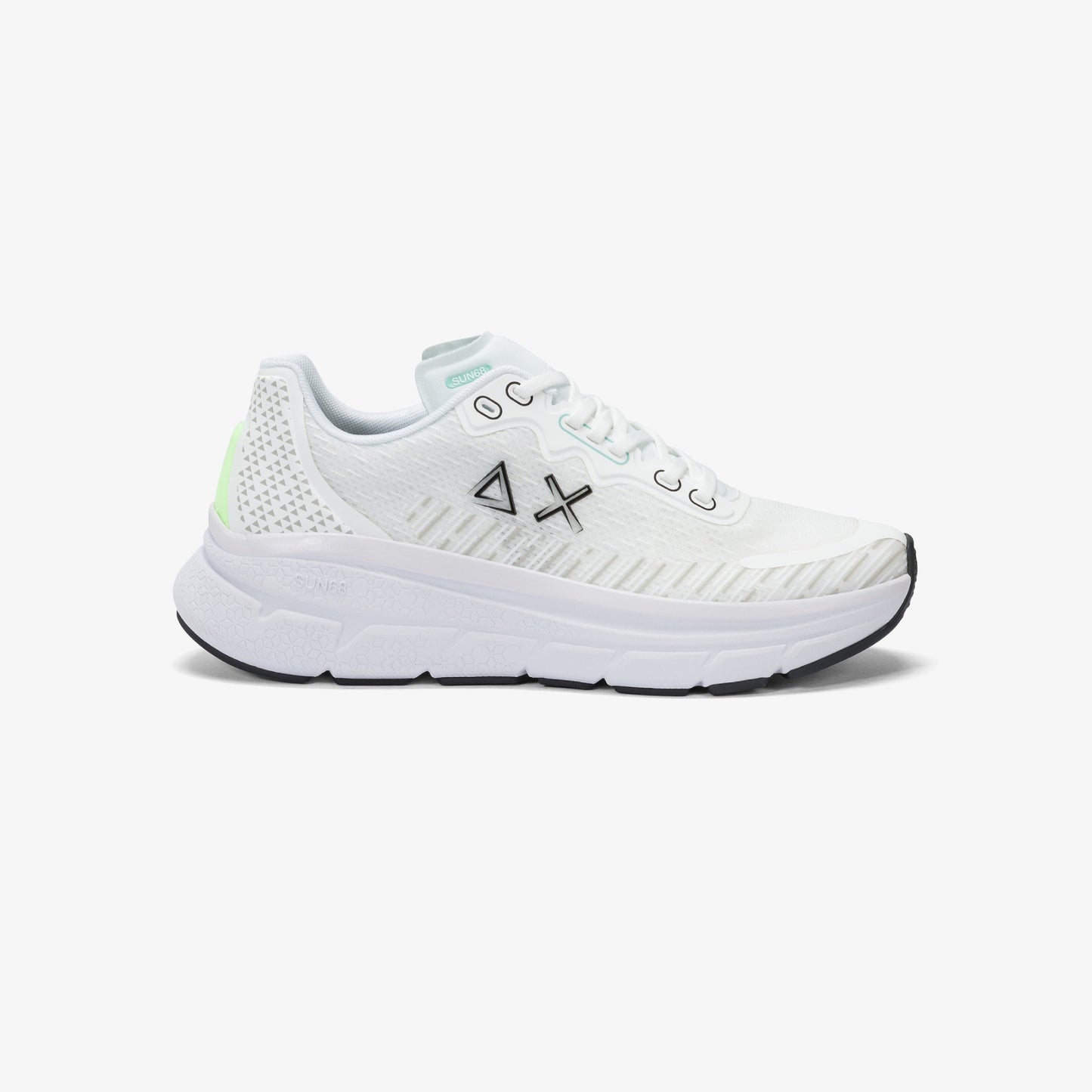 SUN 68 SNEAKERS JUPITER AIR MESH BIANCO