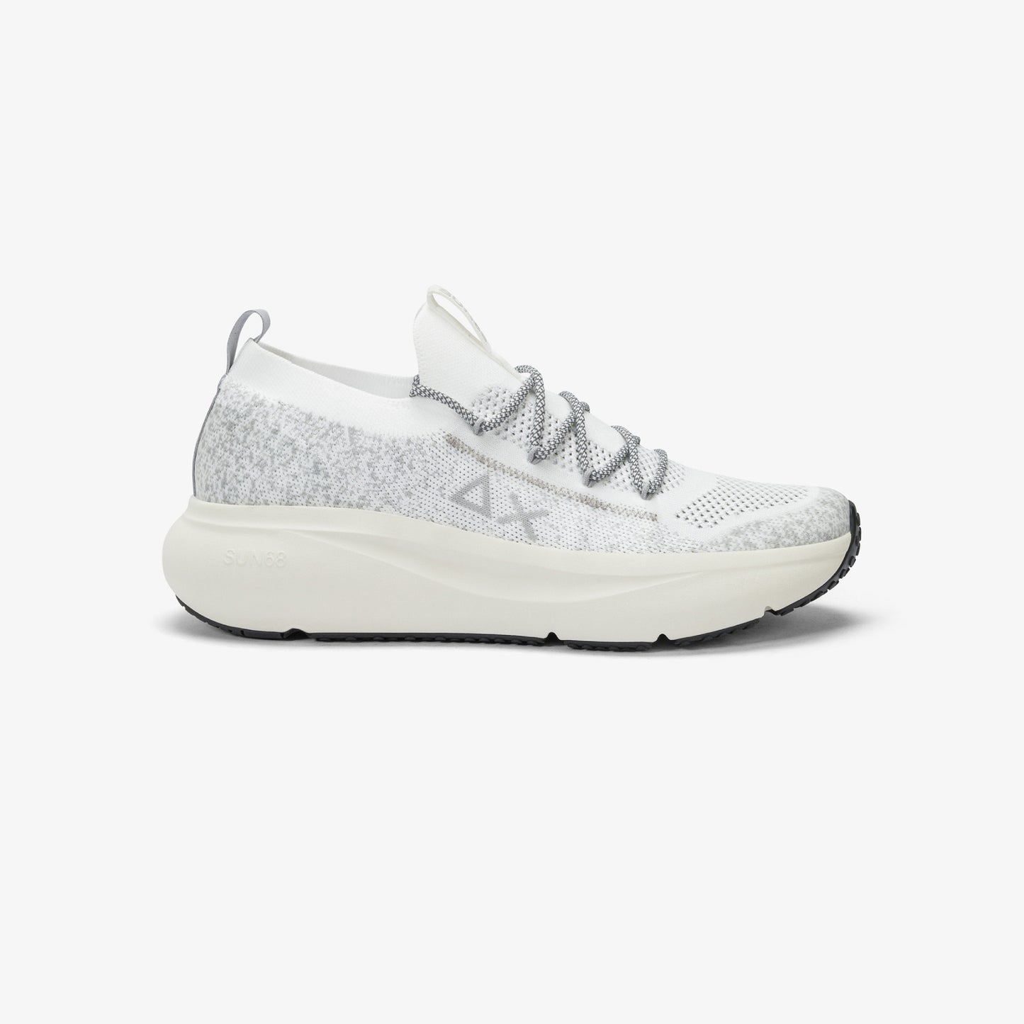 SUN 68 SNEAKERS JUPITER KNIT BIANCO