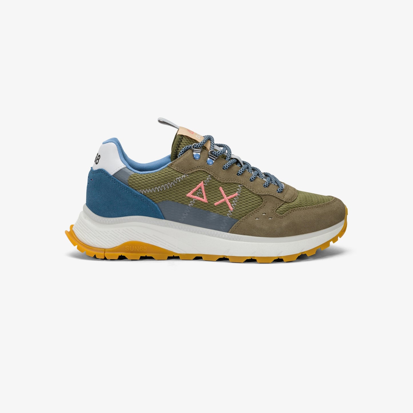 SUN 68 SNEAKERS FIRE & CAMPING MILITARE