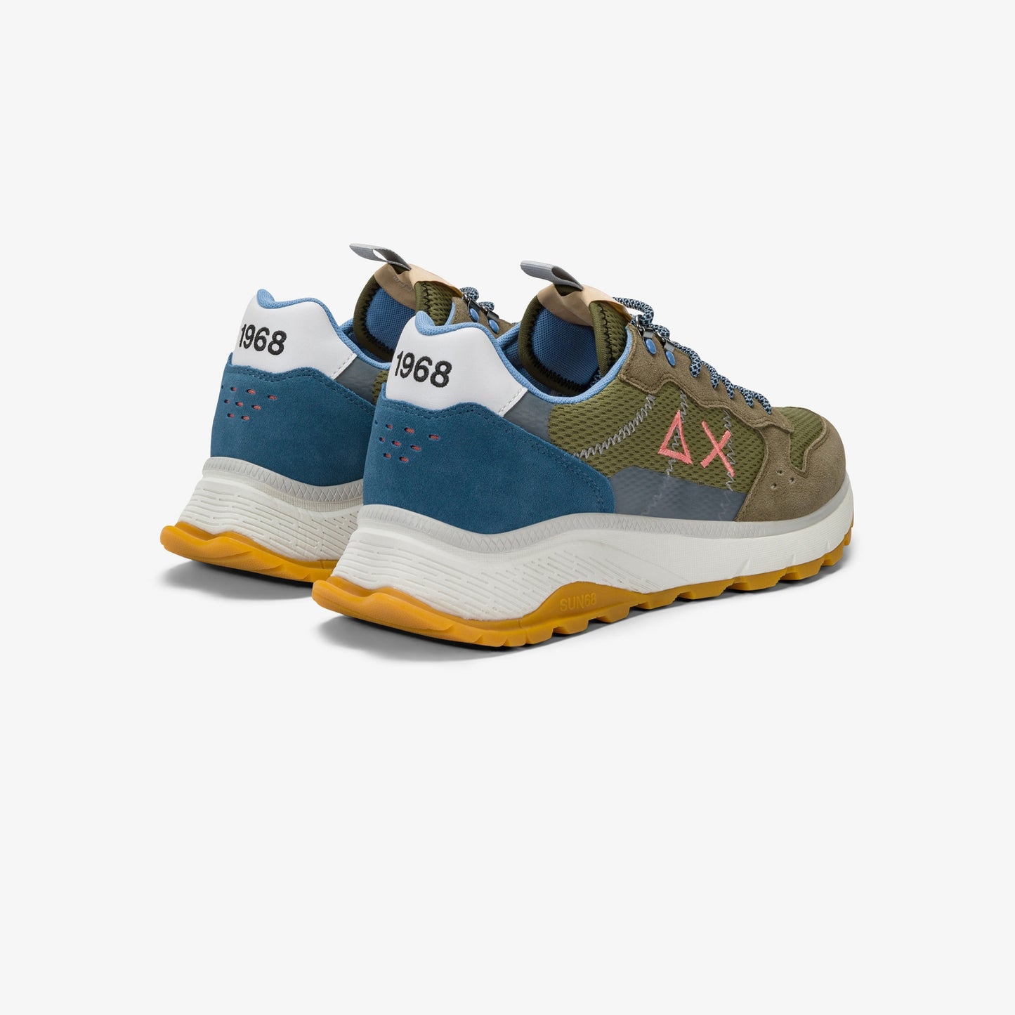SUN 68 SNEAKERS FIRE & CAMPING MILITARE