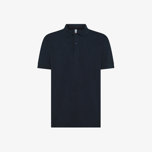 SUN 68 POLO COLD DYE S/S NAVY BLUE A35104