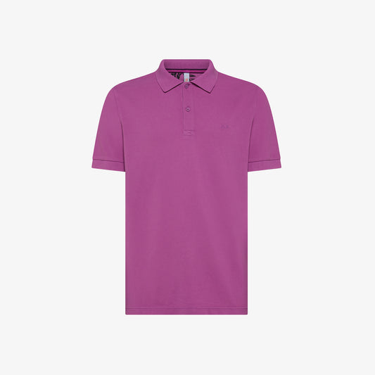 SUN 68 POLO COLD DYE S/S CICLAMINO A35104