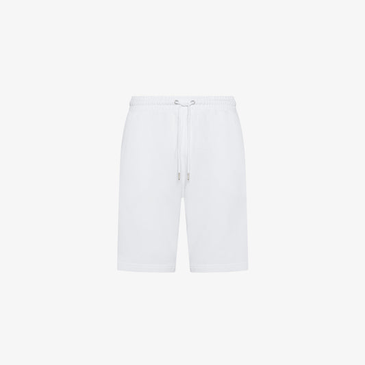 SUN 68 SWEATSHORTS BASIC FLEECE BIANCO PANNA F35135
