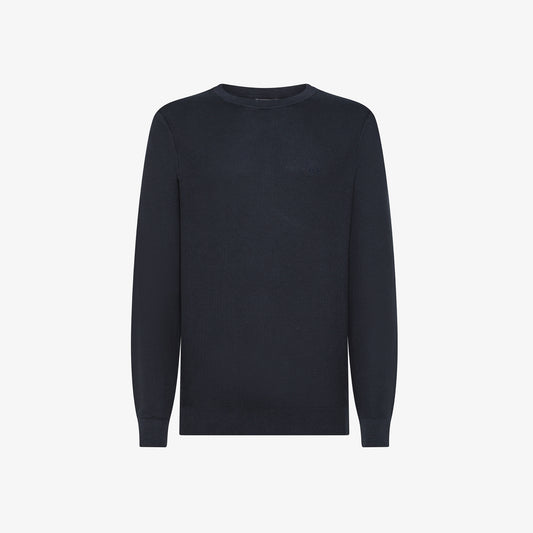 SUN 68 SWEATER VINTAGE L/S NAVY BLUE K35118