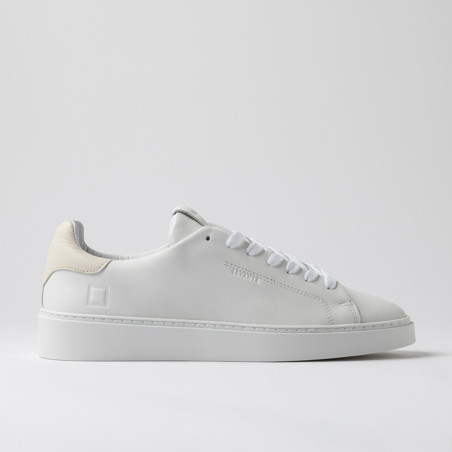 D.A.T.E. SNEAKERS LEVANTE CALF WHITE-IVORY