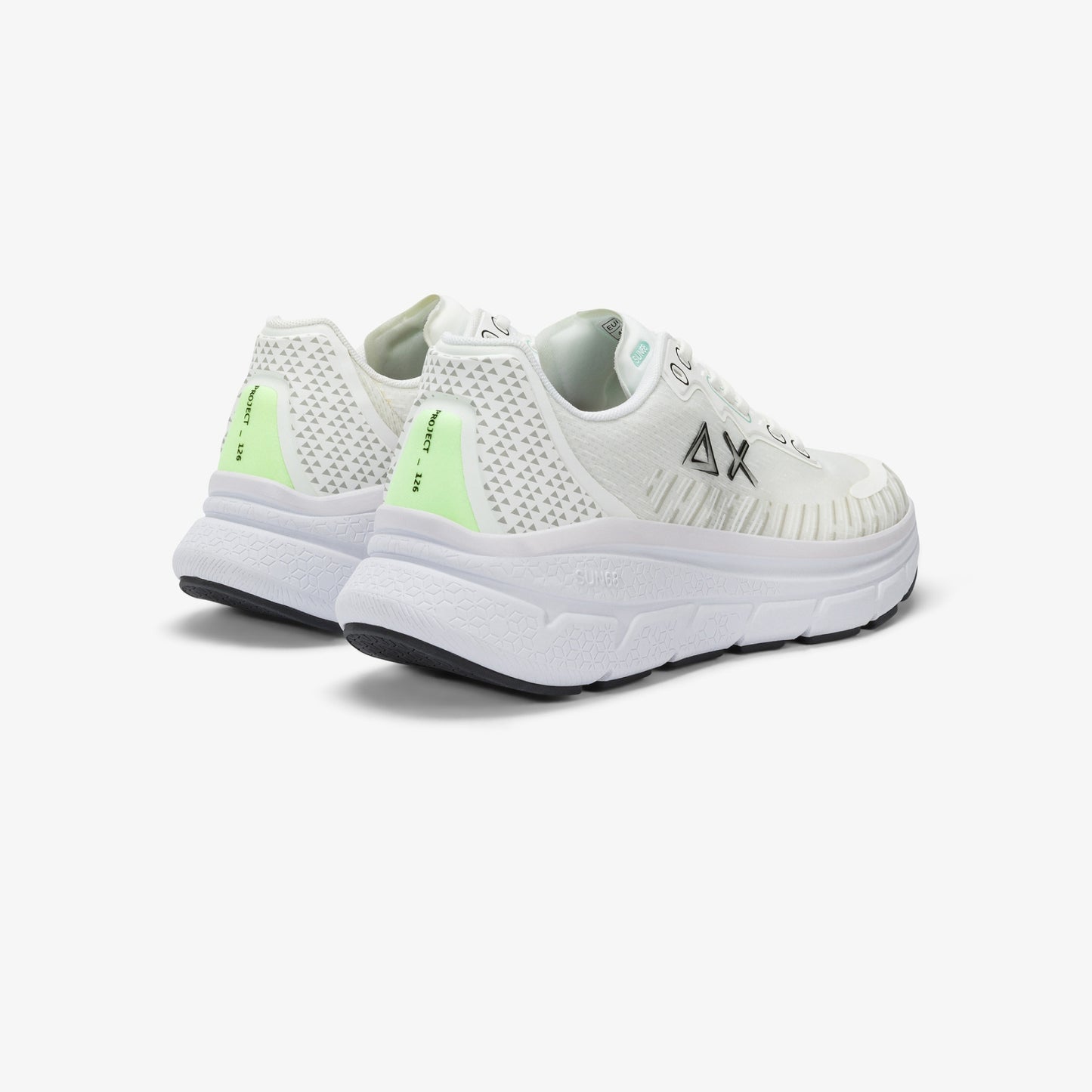 SUN 68 SNEAKERS JUPITER AIR MESH BIANCO
