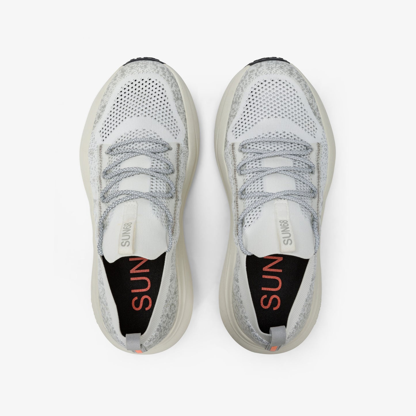 SUN 68 SNEAKERS JUPITER KNIT BIANCO